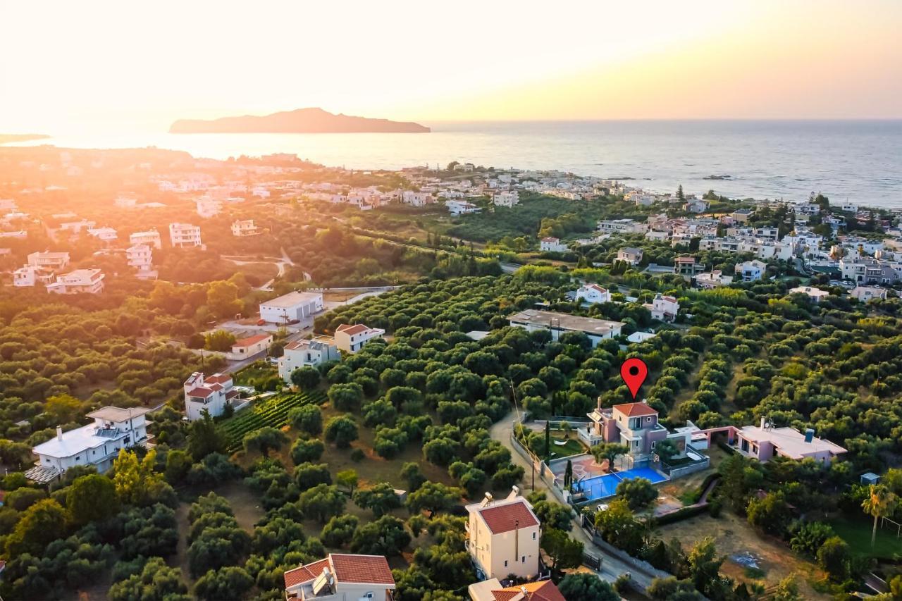 Cypress Village - Lux Villa 5' From Beach Daratsos Bagian luar foto